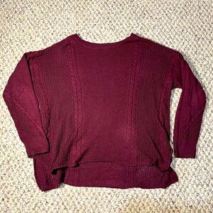 American Eagle Maroon Sweater (L)